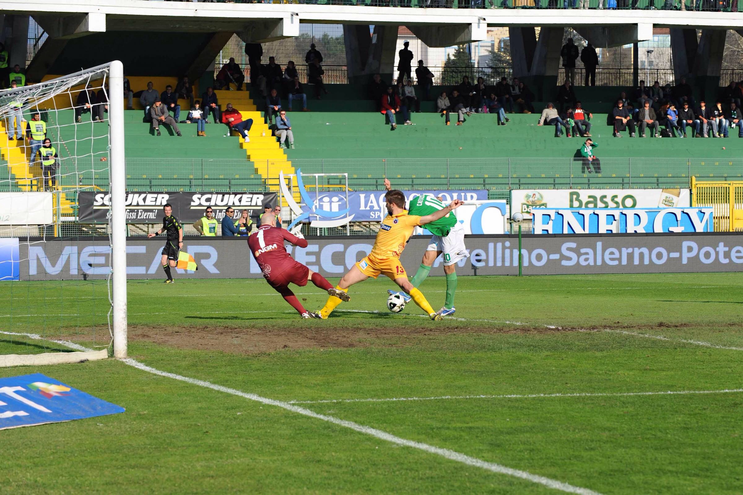 Il gol di Castaldo che ha deciso il match.