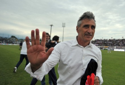 Claudio Foscarini in Cittadella - Ascoli della passata stagione, a fine gara dopo l'ennesima salvezza raggiunta.