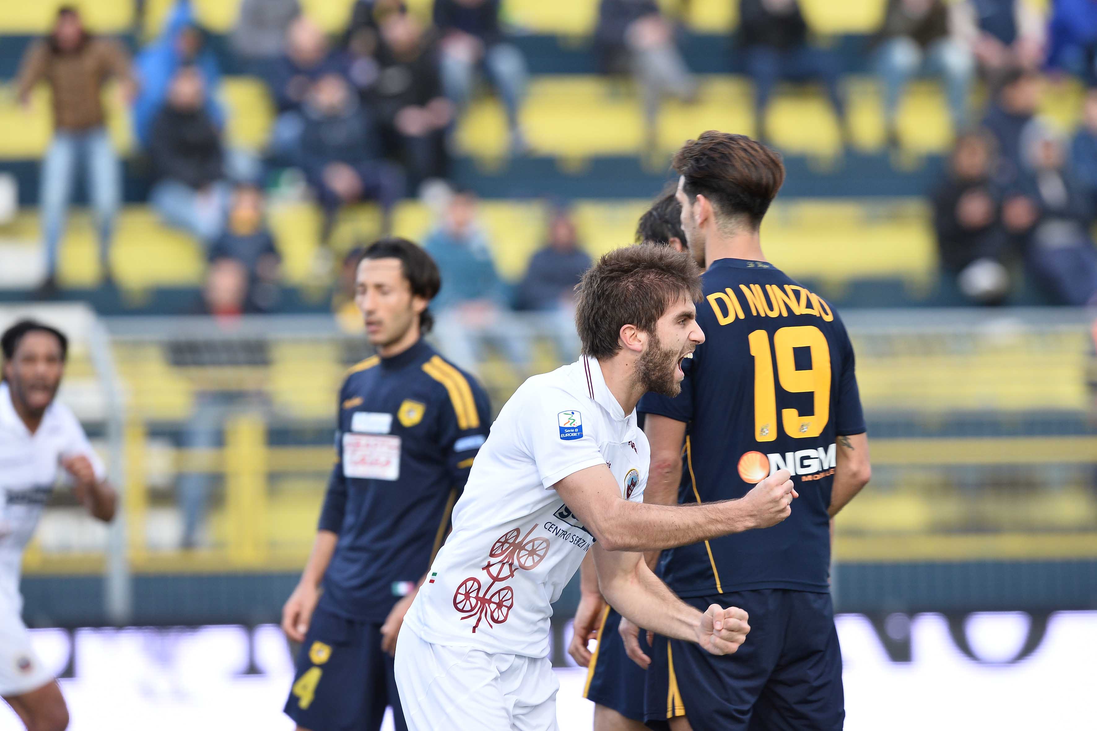 Pippo dopo il gol pareggio a Castellammare di Stabia.