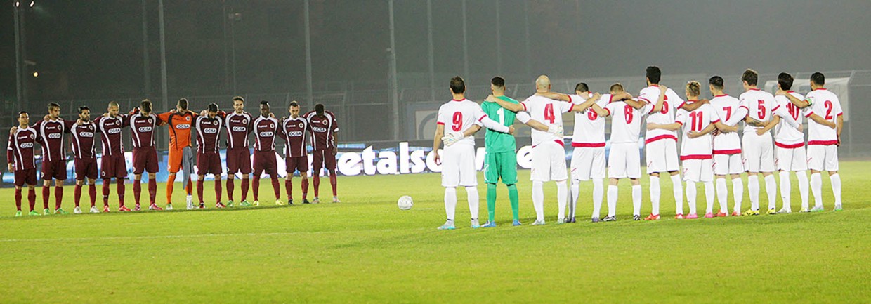 PRANDI - FOTO PIRAN - CITTADELLA - CALCIO CITTADELLA -MANTOVA minuto silenzio