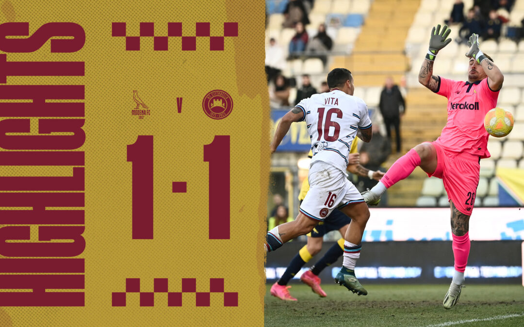 Highlights Serie BKT: Modena - Benevento 1-1 