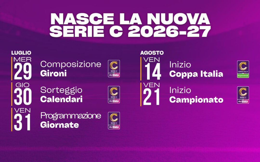 Nasce la nuova Serie C